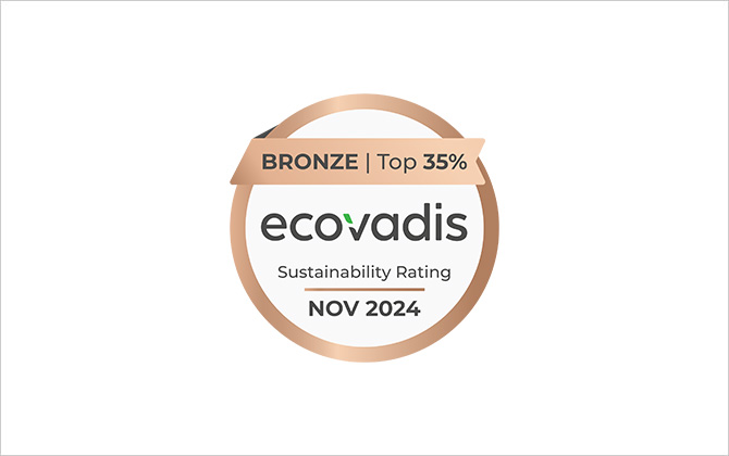 EcoVadis Bronze 受賞